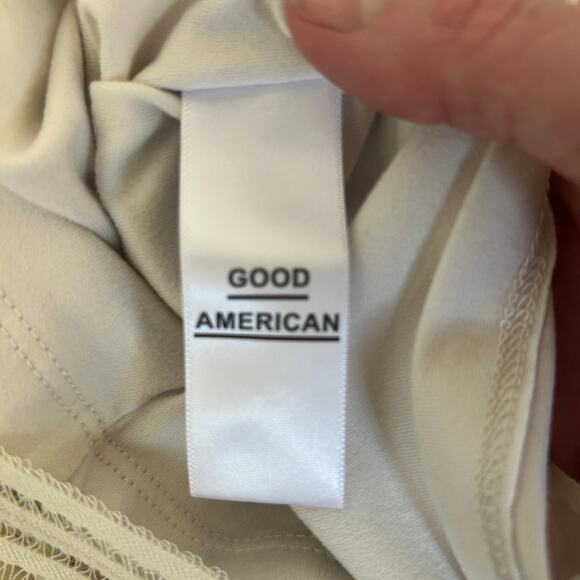 Good American Mesh Ivory Dress Size Small - Picture 5 of 9